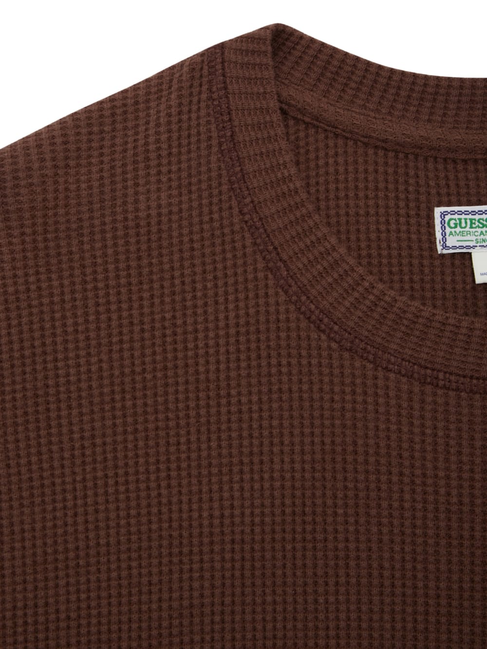 Long Sleeve Waffle Tee - Guess
