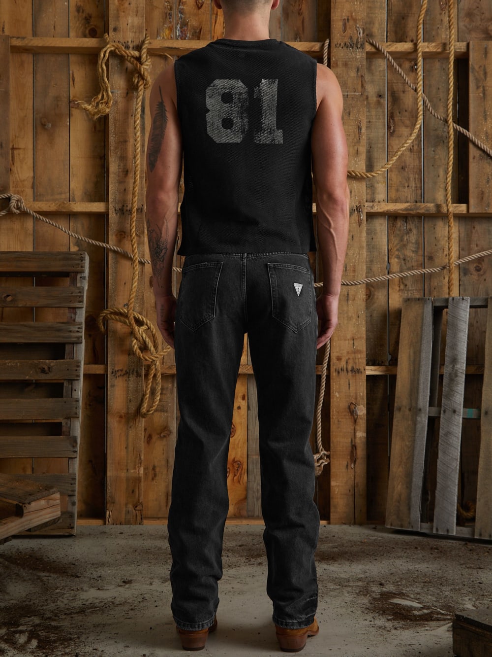 mesh jersey - Guess