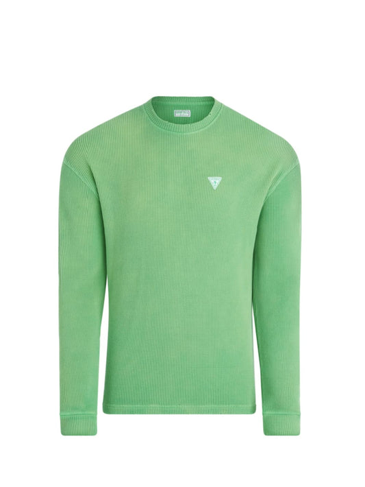 Long-Sleeve Waffle Tee - Guess