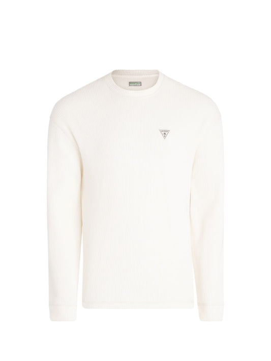 Long-Sleeve Waffle Tee - Guess