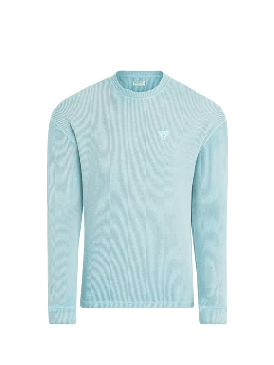 Long-Sleeve Waffle Tee - Guess