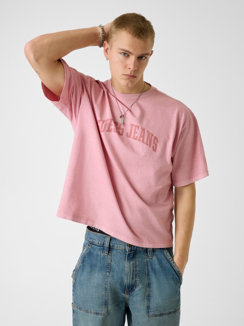 Boxy printed t-shirt - Guess