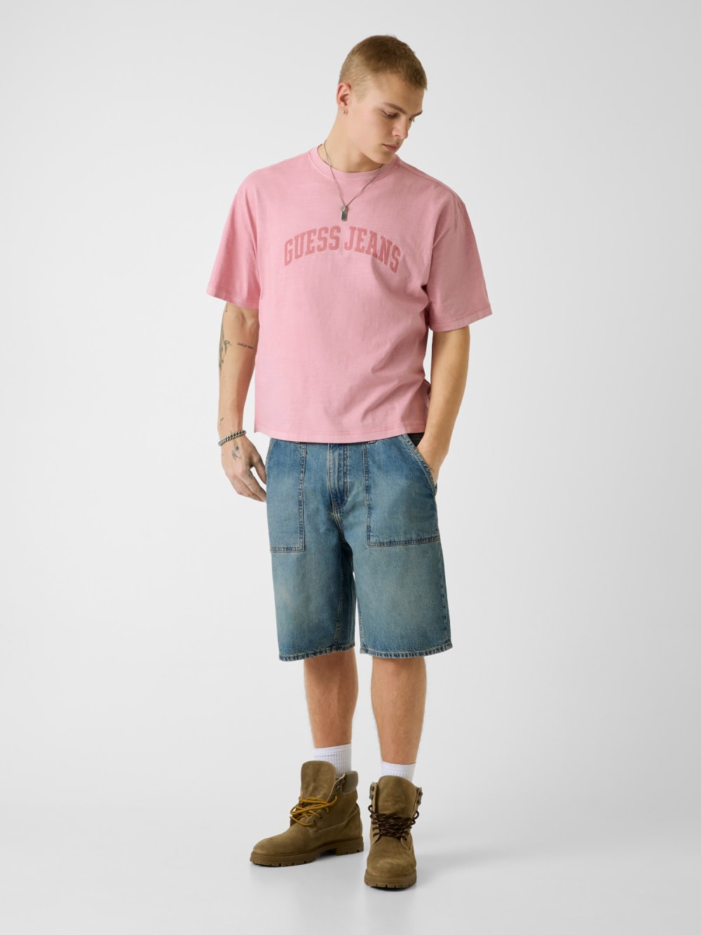 Boxy printed t-shirt - Guess
