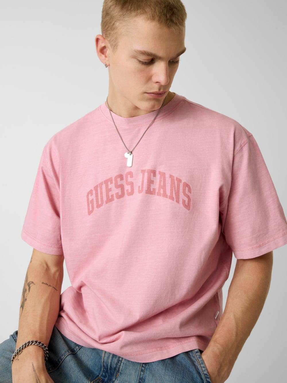 Boxy printed t-shirt - Guess