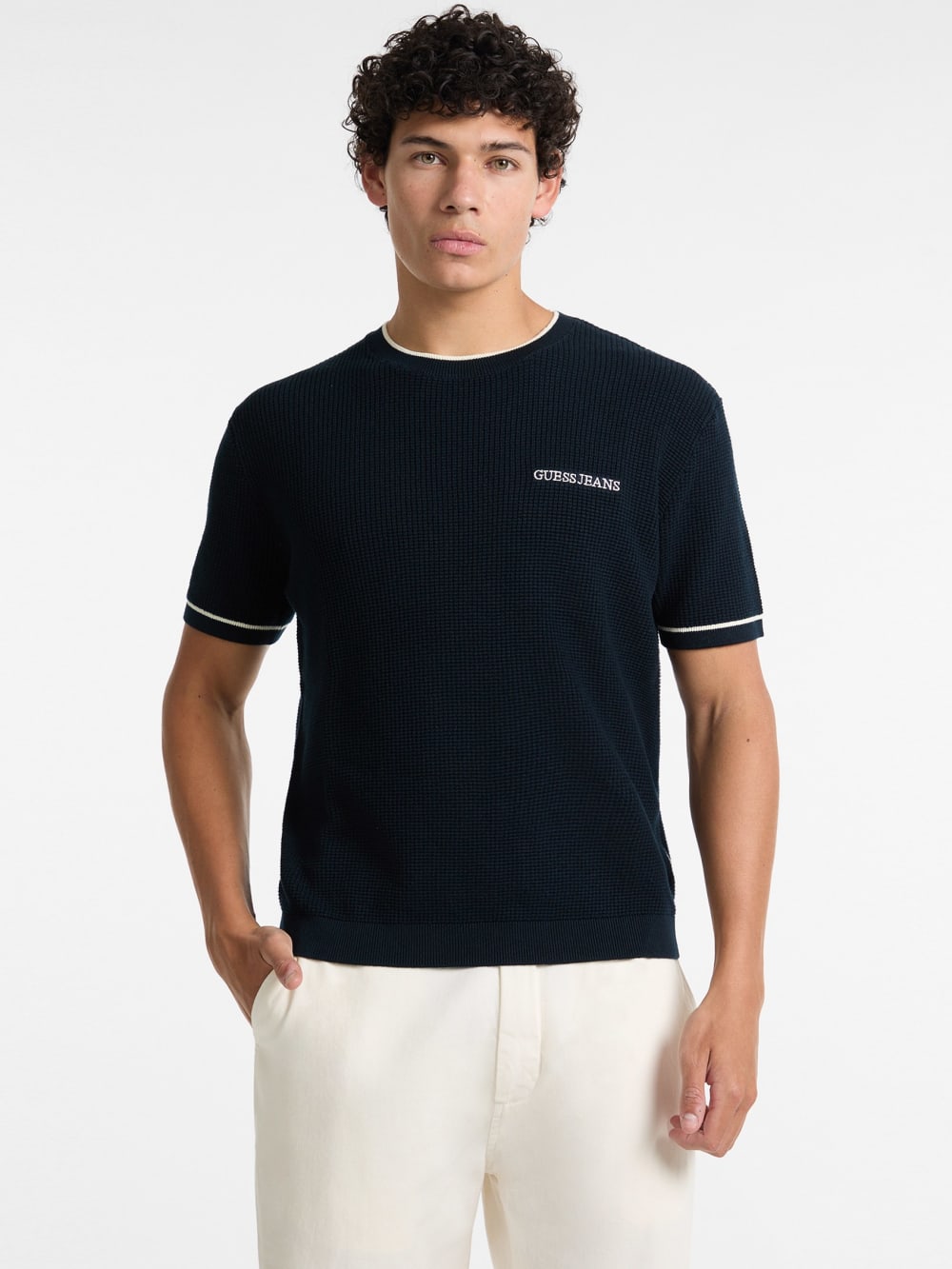 Crewneck Sweater Tee - Guess