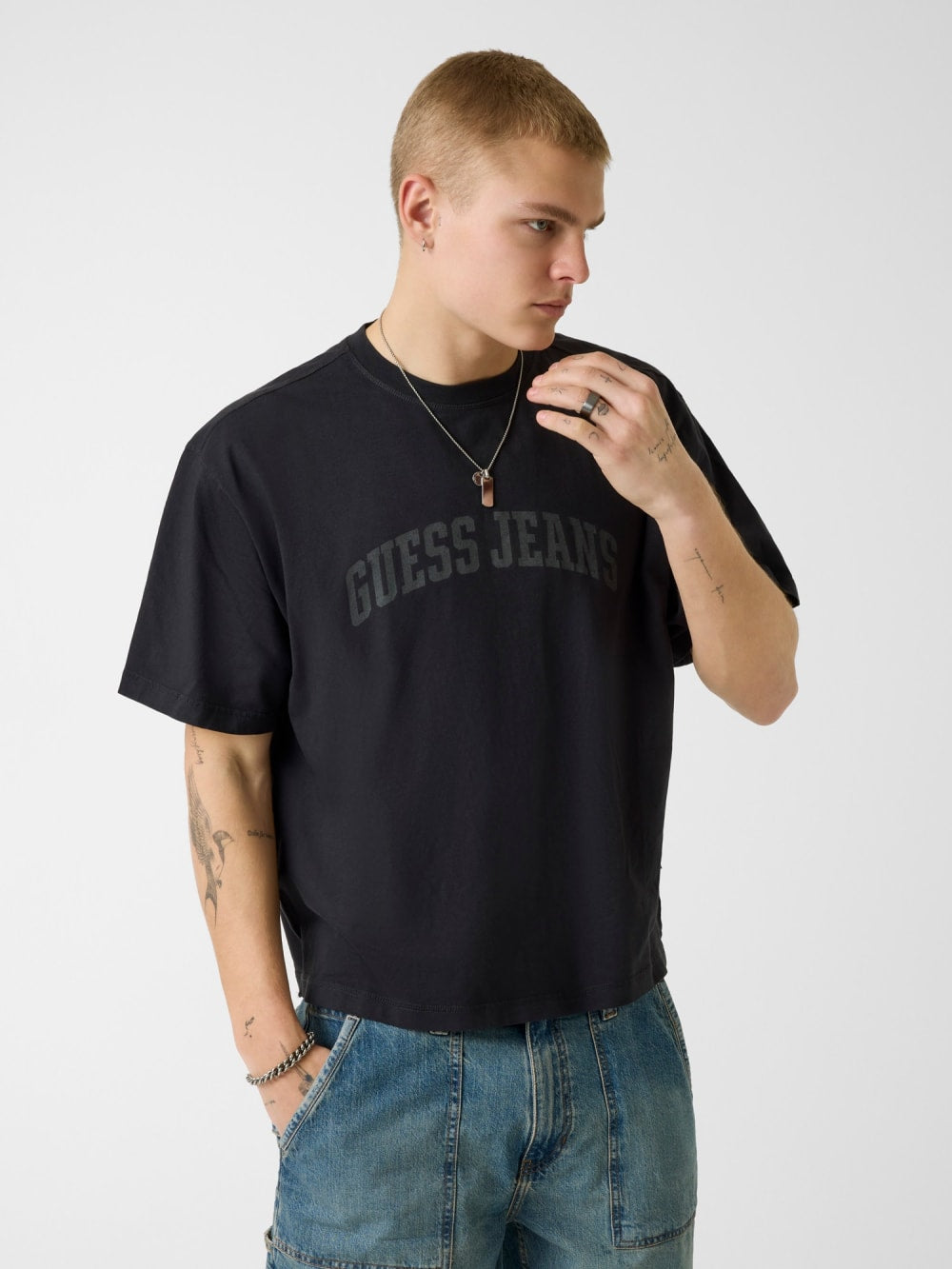 Boxy printed t-shirt - Guess