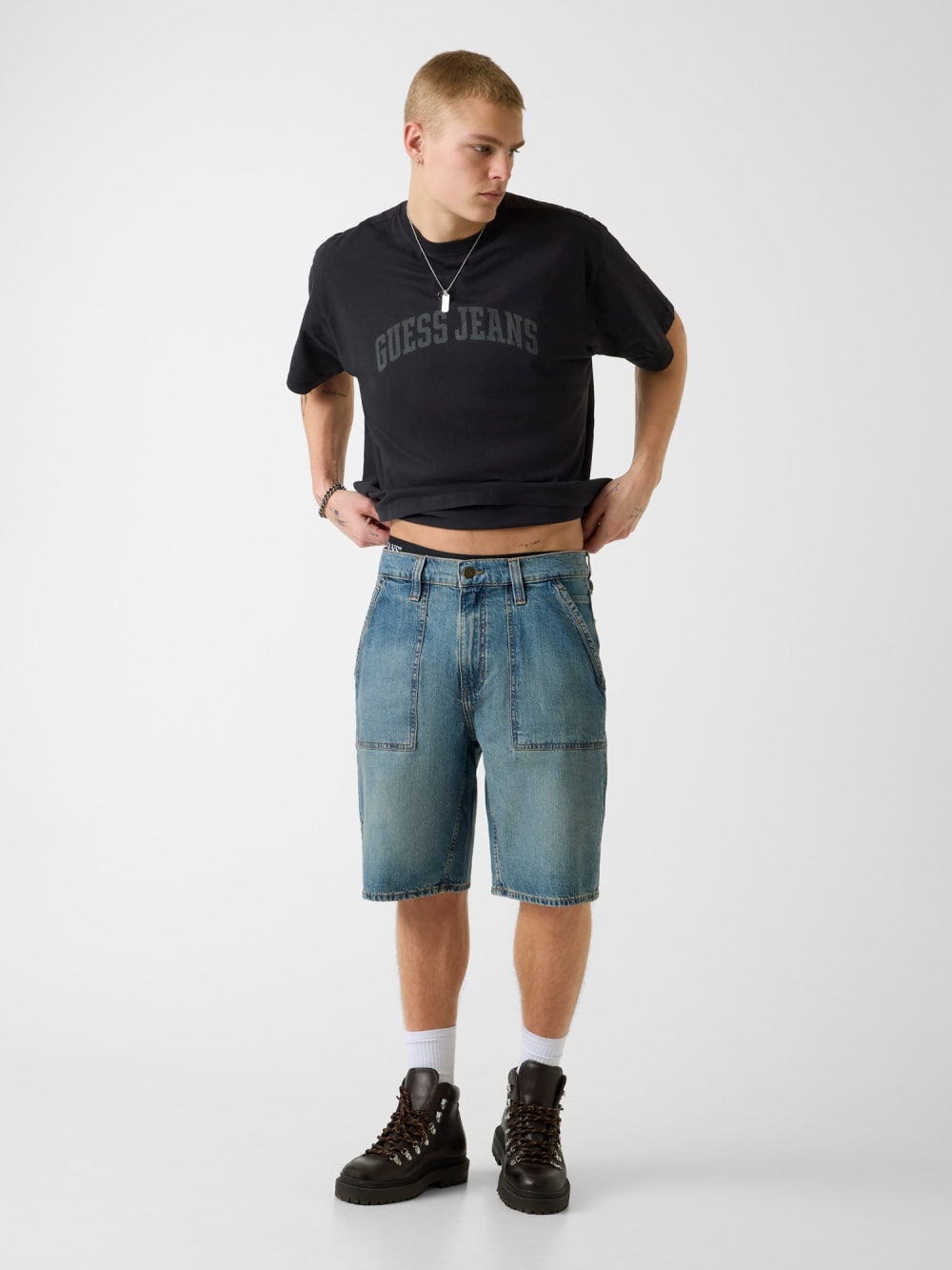 Boxy printed t-shirt - Guess