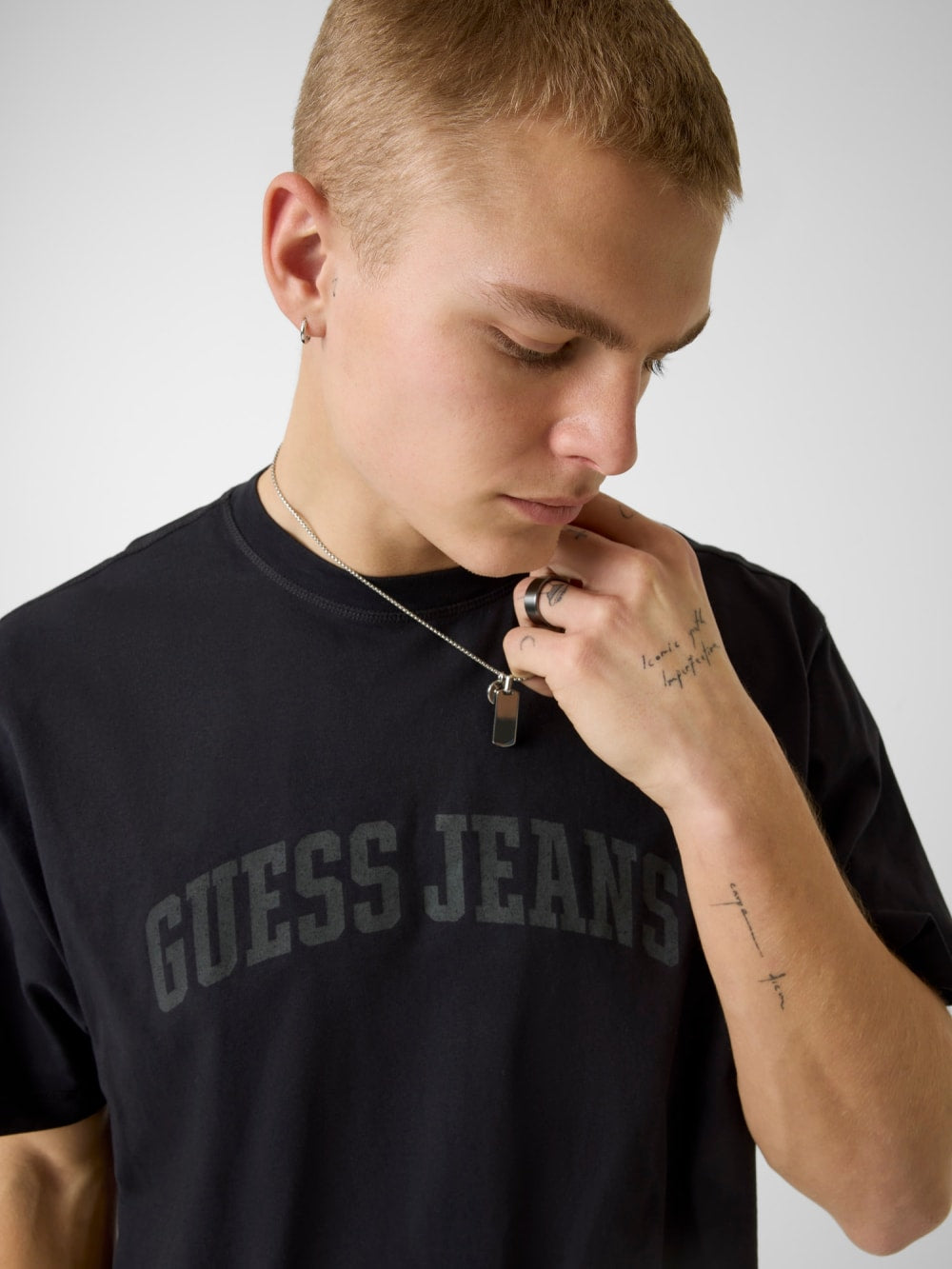 Boxy printed t-shirt - Guess