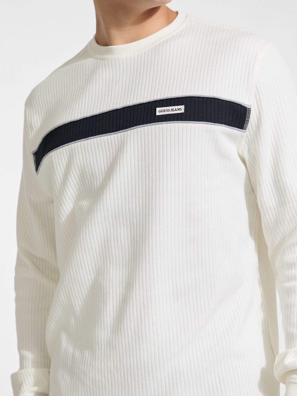 Ribbed Long-Sleeve Tee - Guess