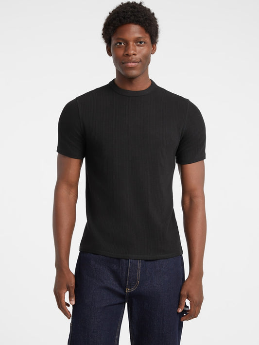 Slim Variegated Rib Tee - Guess