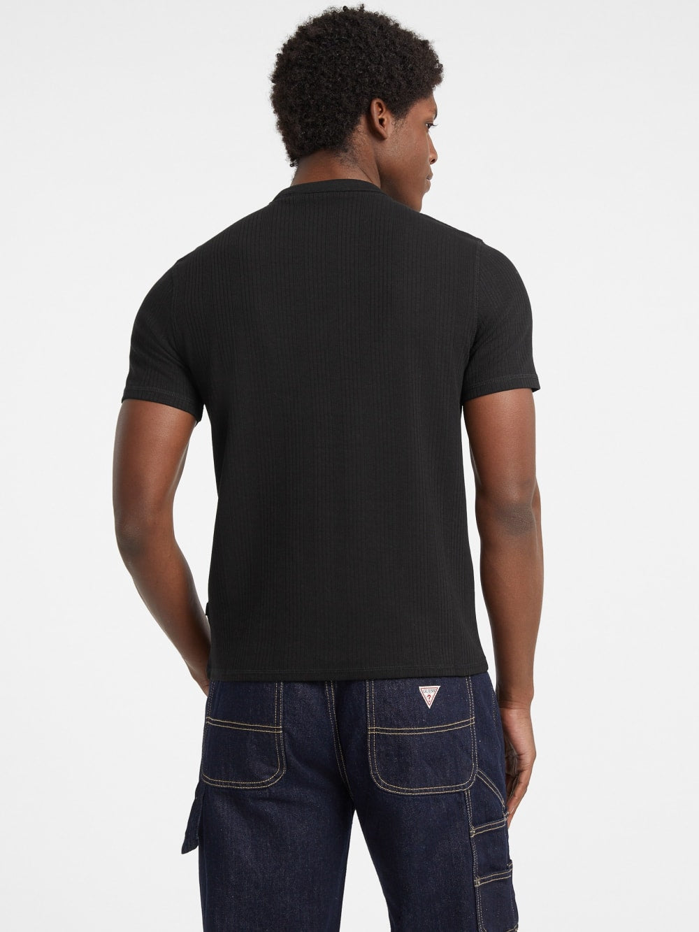 Slim Variegated Rib Tee - Guess