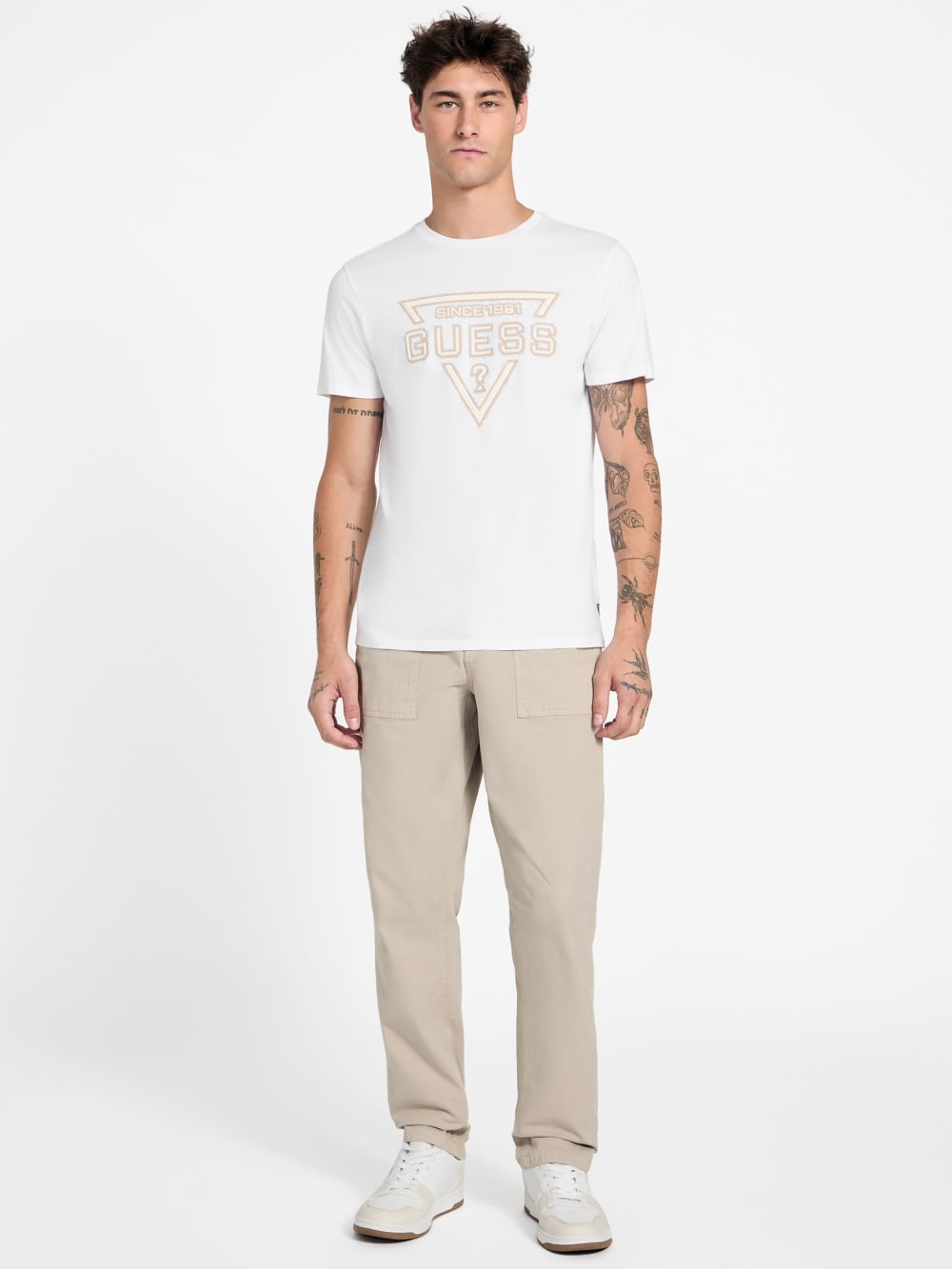Eco Painted Triangle Tee - Guess