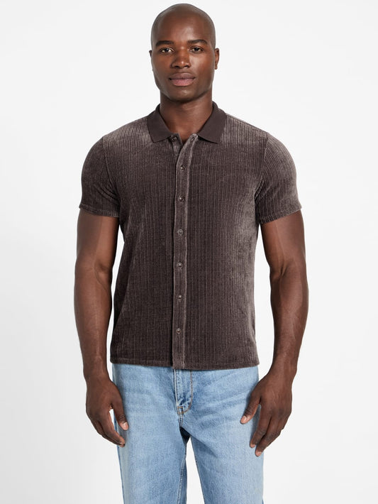 Olsen Soft Ribbed Shirt - Guess