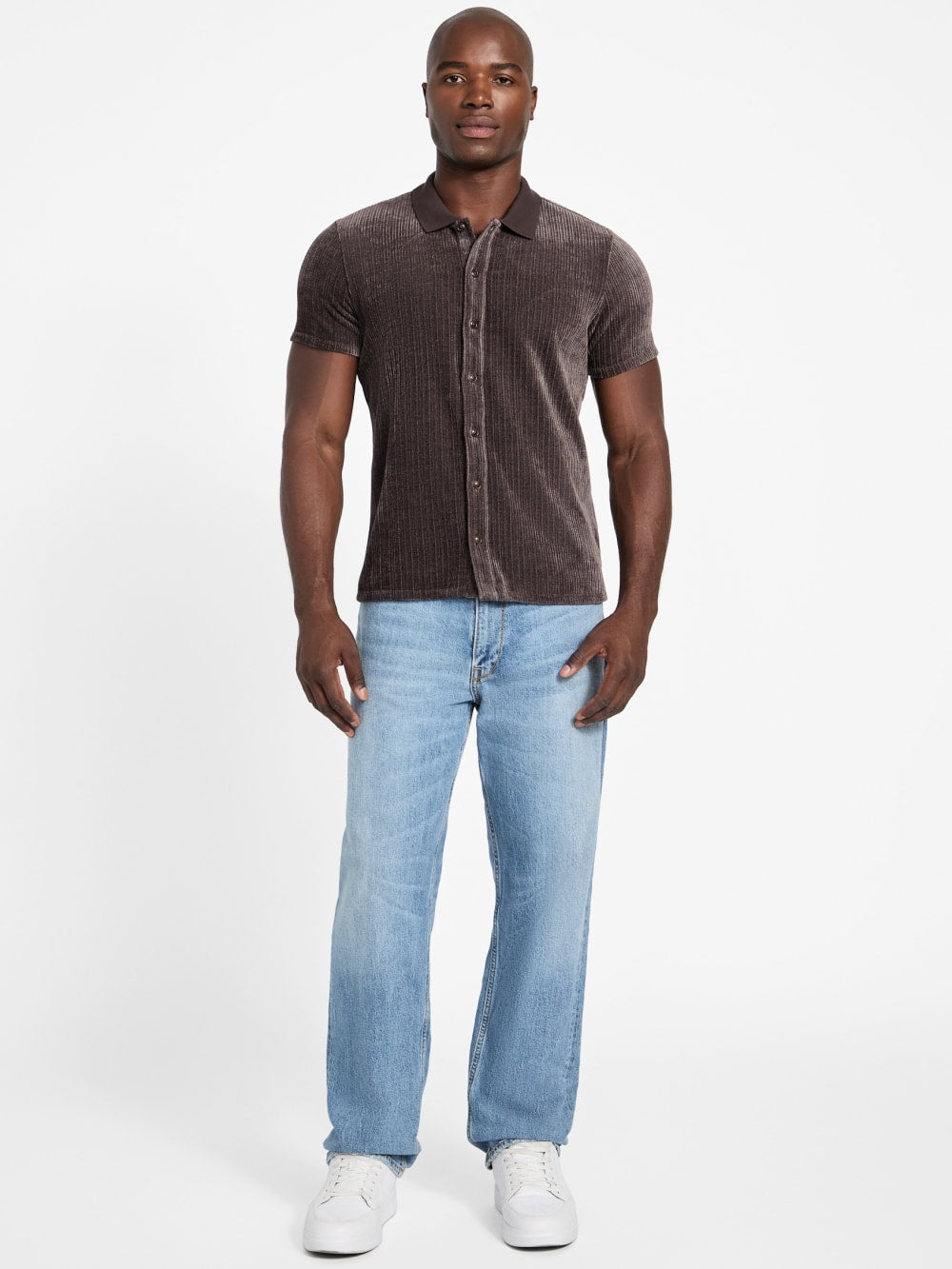 Olsen Soft Ribbed Shirt - Guess