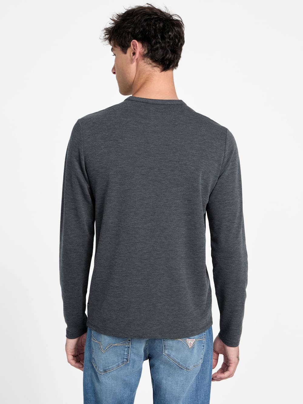 Eco Kai Wool-Blend Henley - Guess