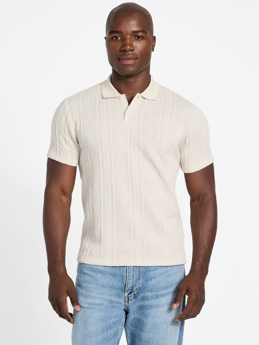Olin Textured Knit Polo - Guess