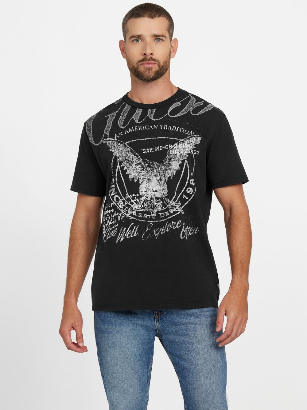 Eco Live Well Crewneck Tee - Guess
