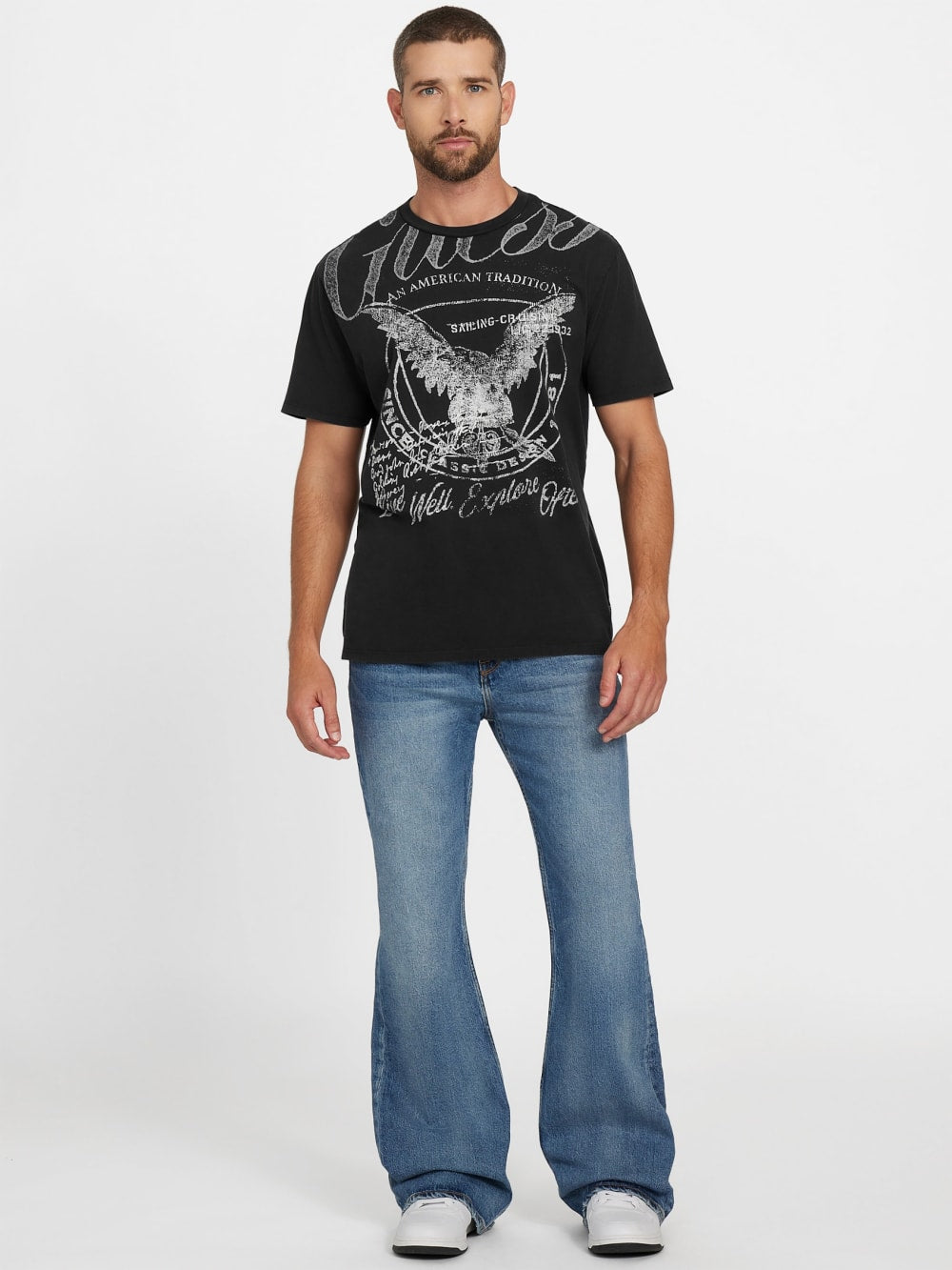 Eco Live Well Crewneck Tee - Guess