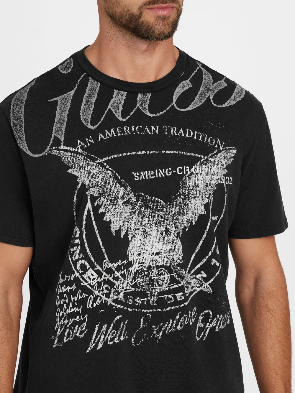 Eco Live Well Crewneck Tee - Guess