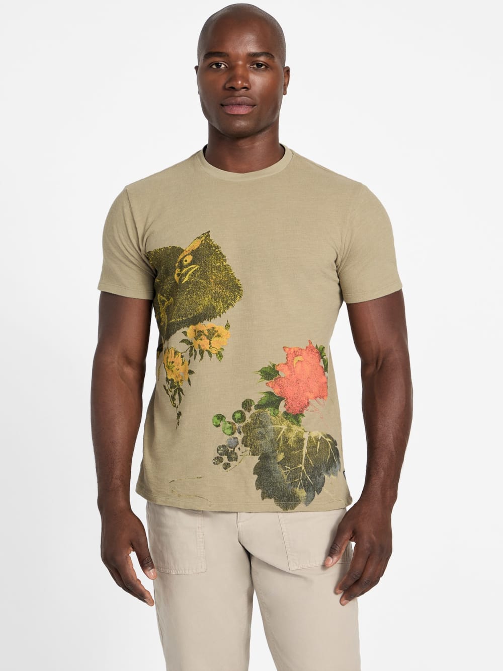 Eco Crafted Flower Tee - Guess