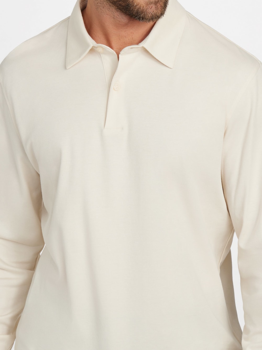 Barry Knit Long-Sleeve Polo - Guess