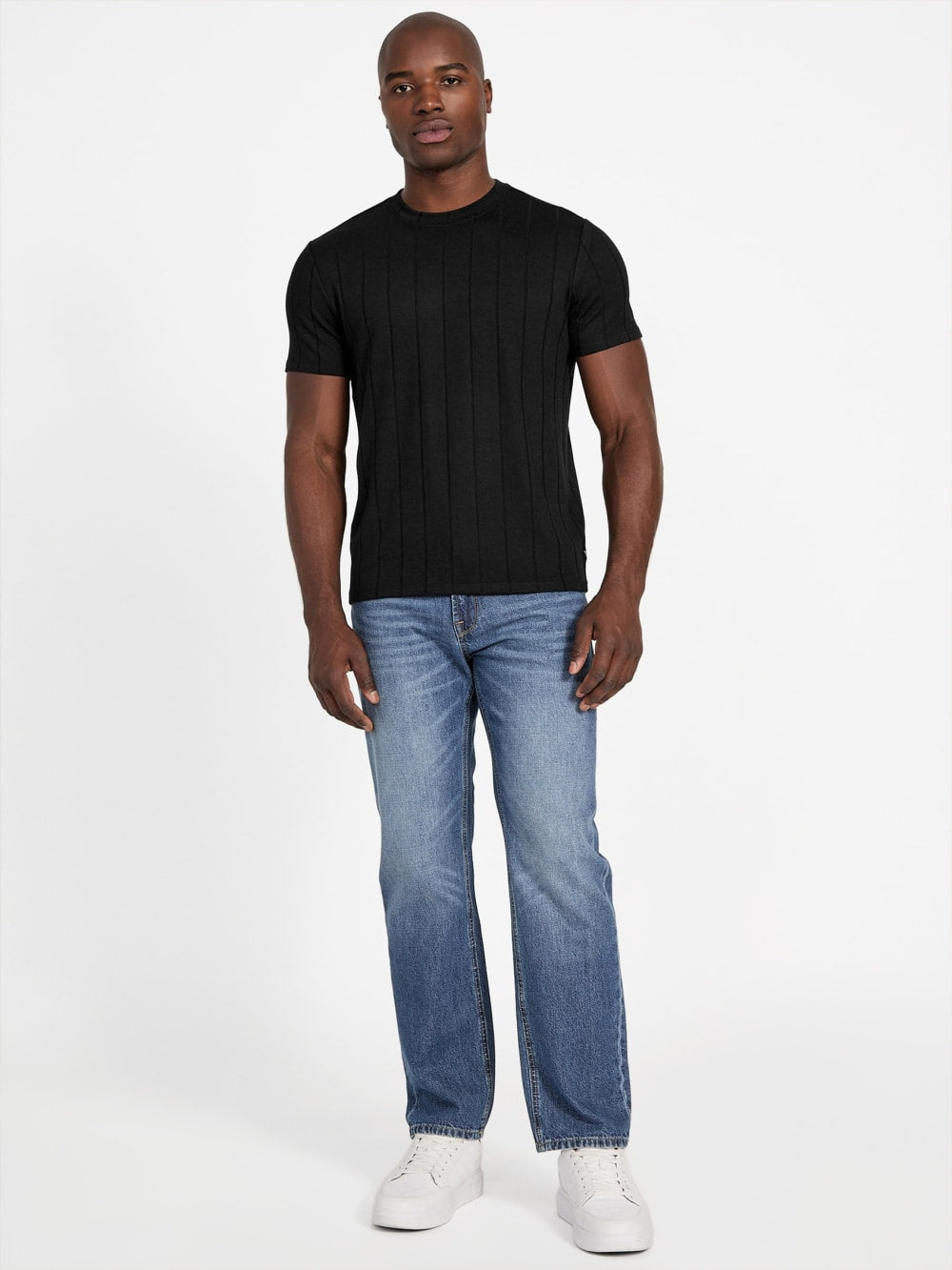 Eco Axel Ribbed Crewneck - Guess