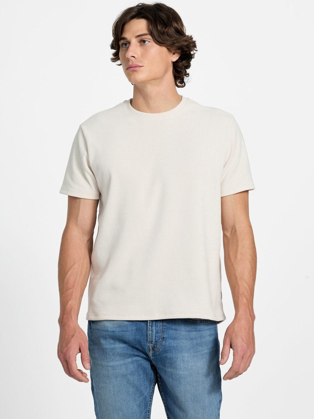 Eco Hawkins Triangle Label Tee - Guess
