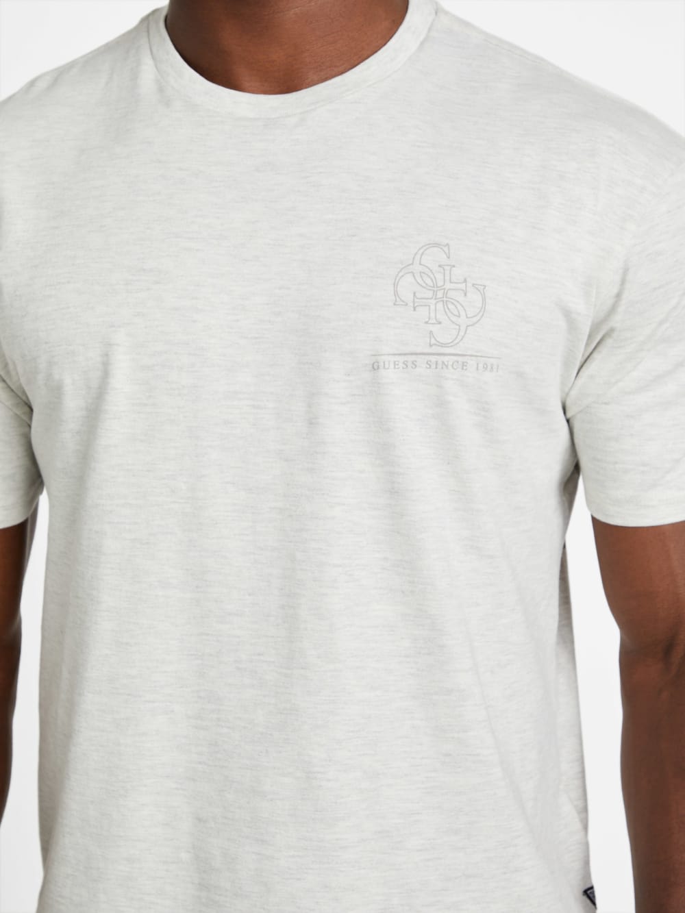 Eco Basic Distressed Quattro G Tee - Guess