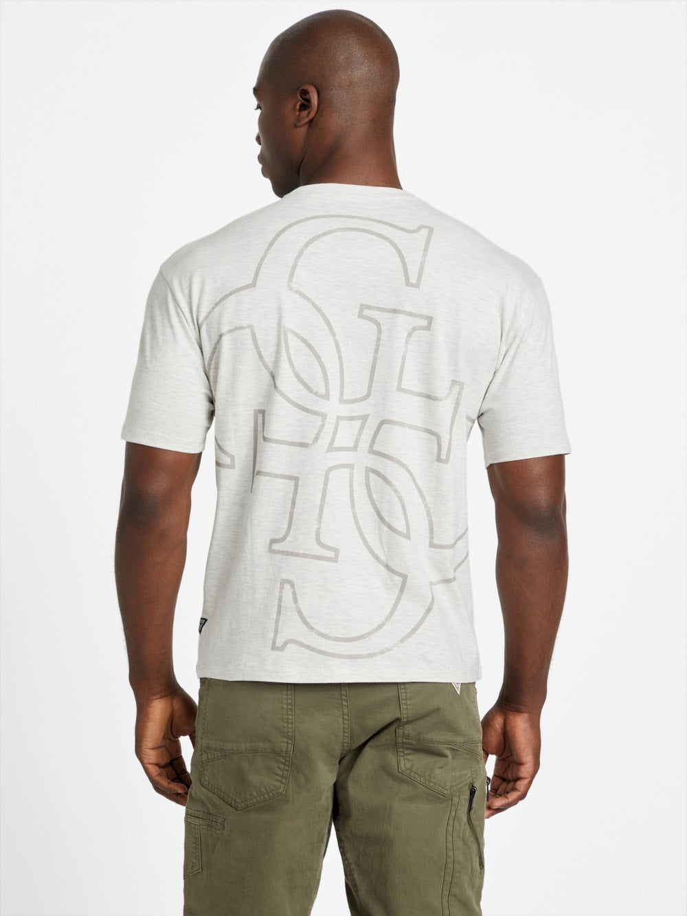Eco Basic Distressed Quattro G Tee - Guess