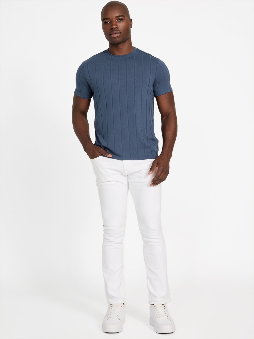 Eco Axel Ribbed Crewneck - Guess