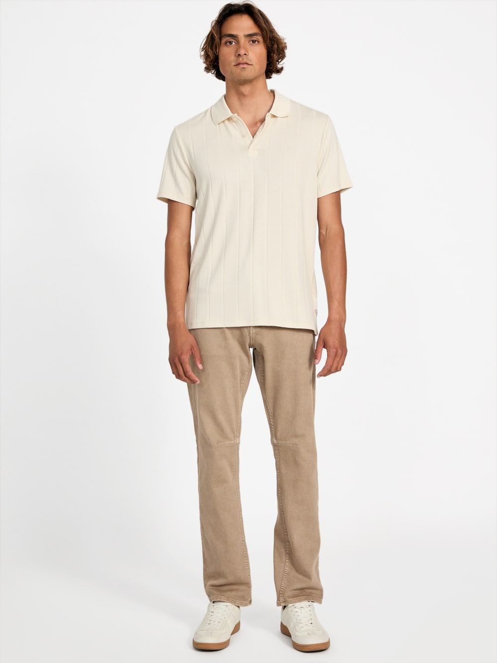 Eco Axel Ribbed Polo - Guess