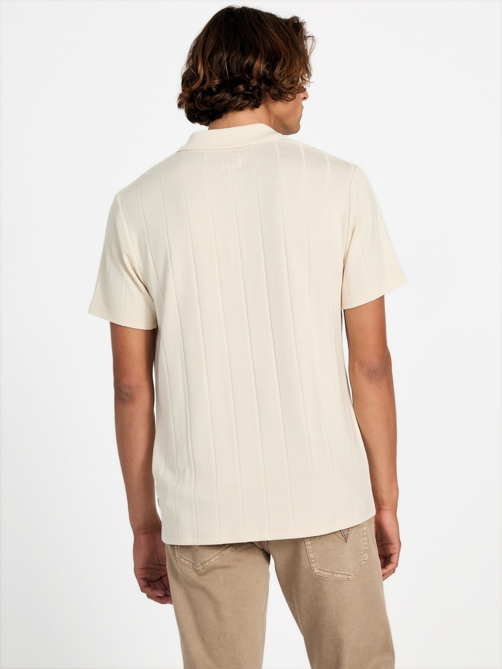 Eco Axel Ribbed Polo - Guess