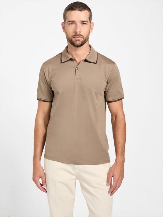 Eco Paul Pique Tipping Polo - Guess