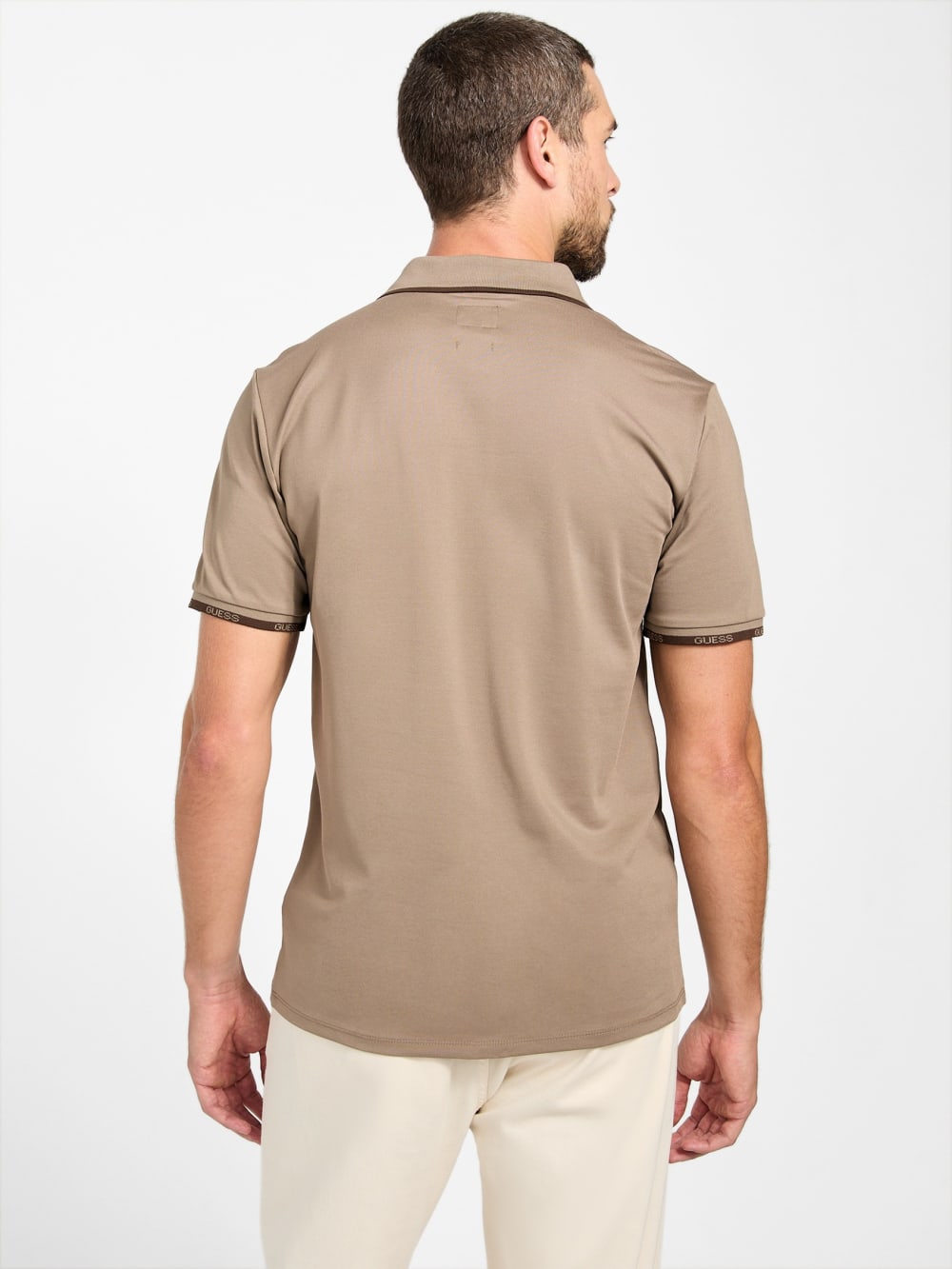 Eco Paul Pique Tipping Polo - Guess