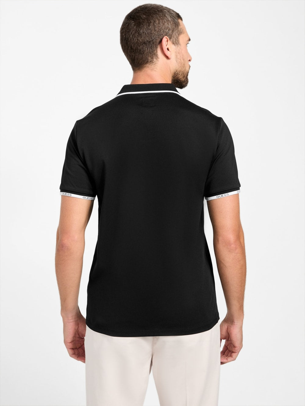 Eco Paul Pique Tipping Polo - Guess