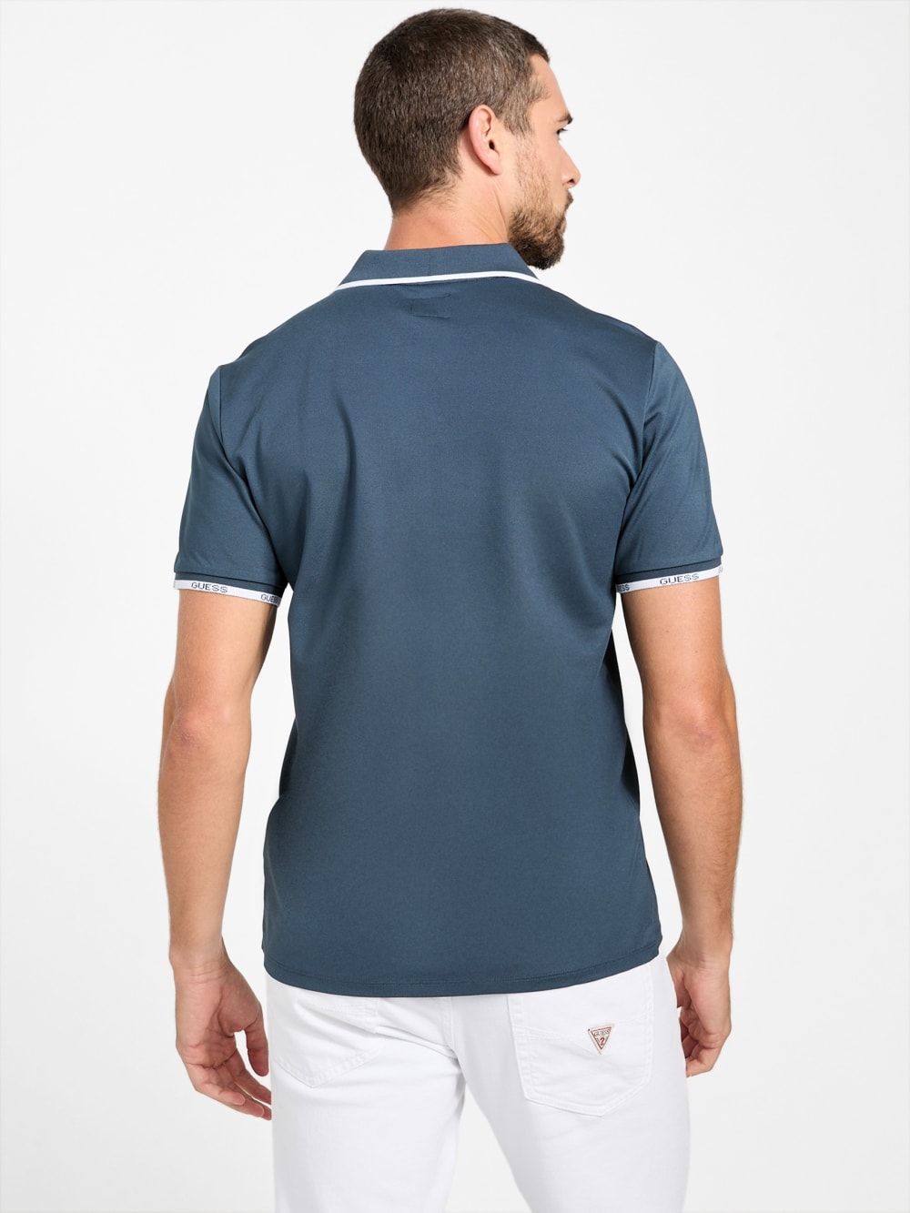 Eco Paul Pique Tipping Polo - Guess