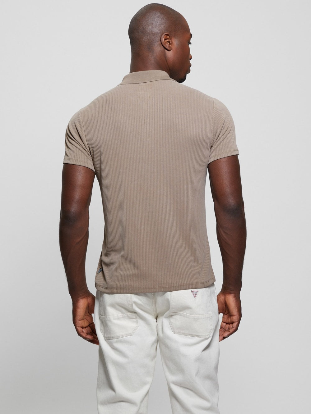 Union Rib Knit Polo - Guess