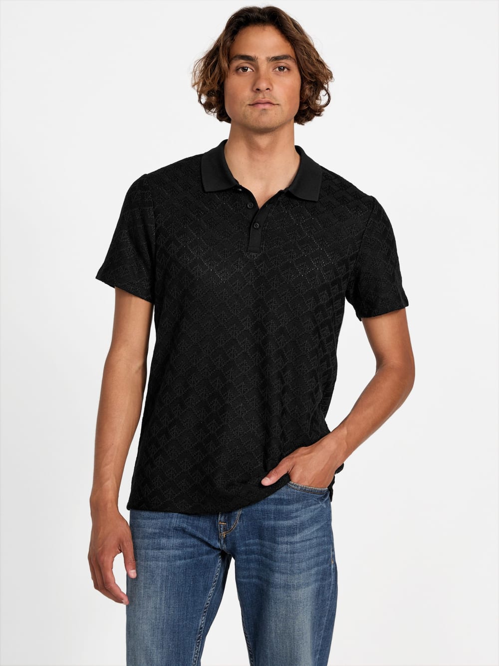 Logan Knit Polo - Guess