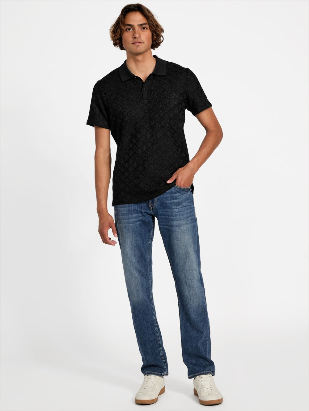Logan Knit Polo - Guess