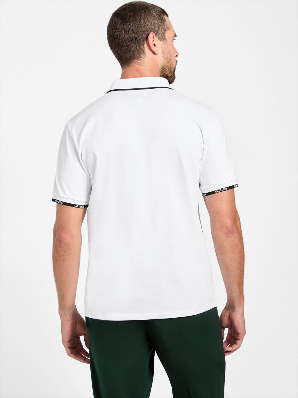 Eco Paul Pique Tipping Polo - Guess