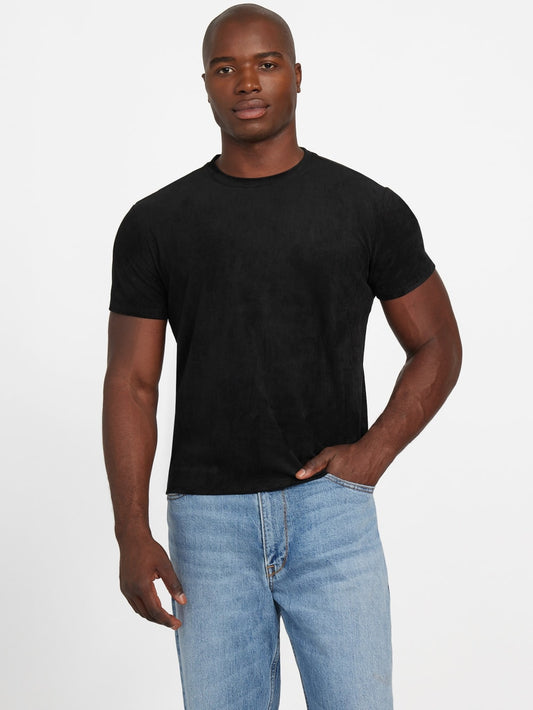 Garrett Faux-Suede Tee - Guess