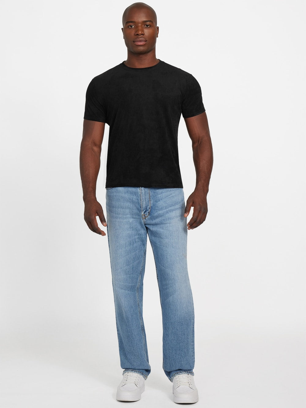 Garrett Faux-Suede Tee - Guess