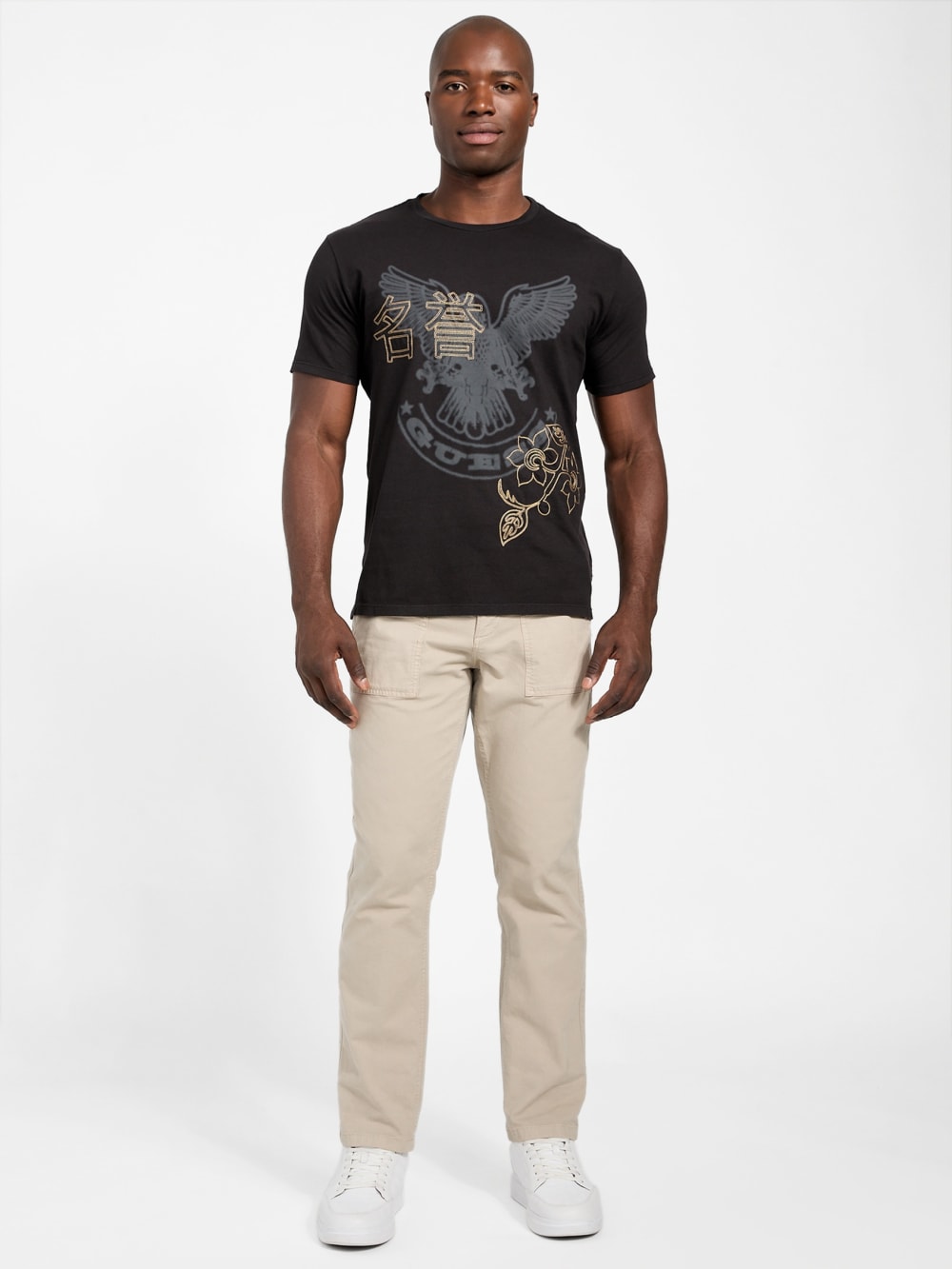 Eco Knit Crewneck Heritage Tee - Guess