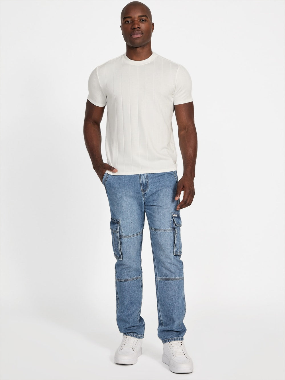 Eco Axel Ribbed Crewneck - Guess