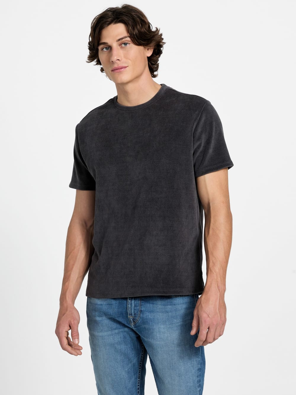 Eco Hawkins Triangle Label Tee - Guess