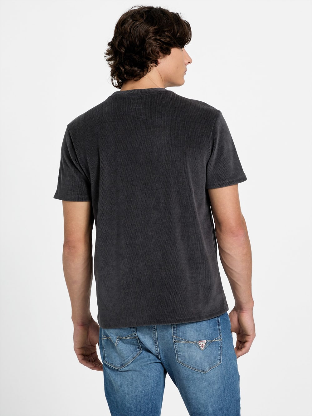 Eco Hawkins Triangle Label Tee - Guess