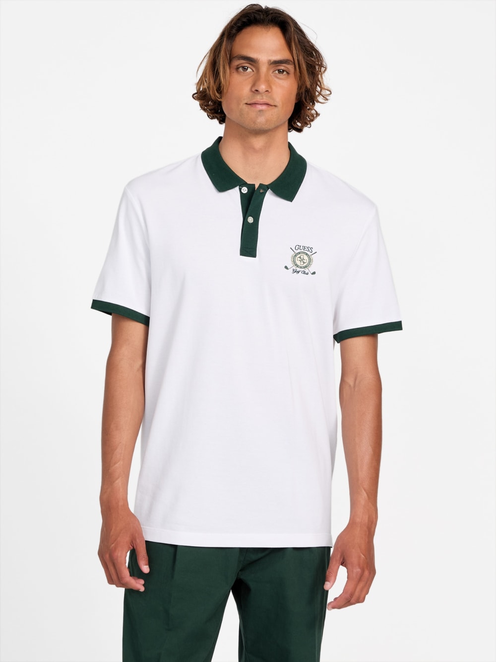 Eco Signature Knit Polo - Guess