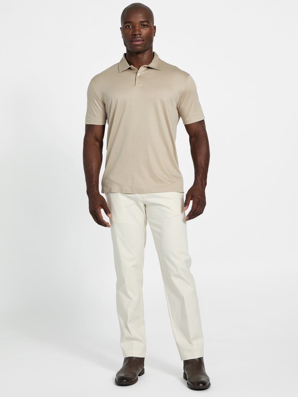 Lyocell blend polo - Guess