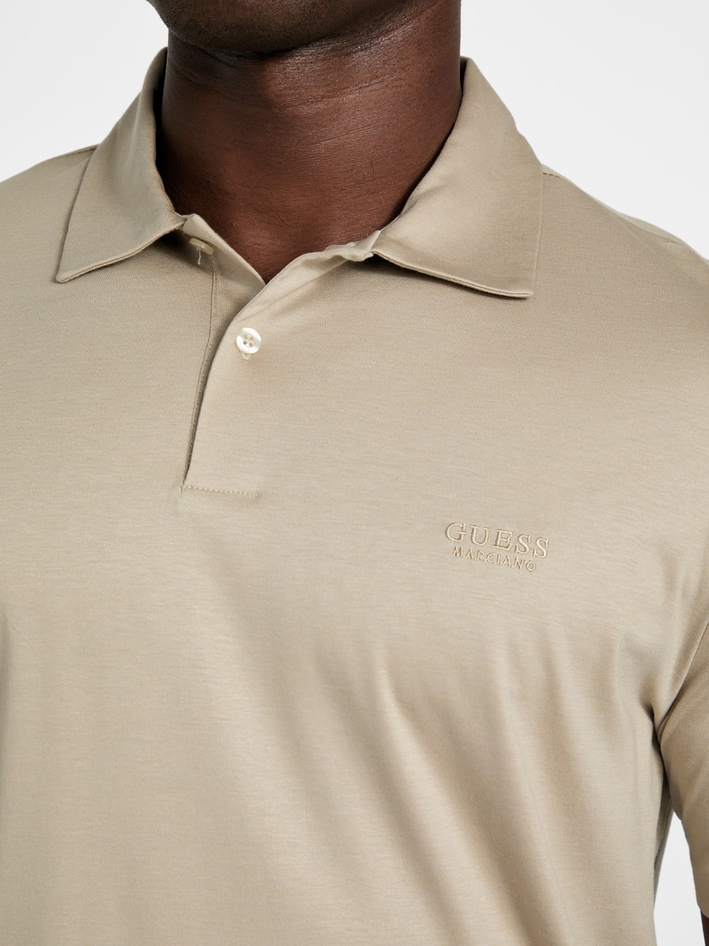 Lyocell blend polo - Guess