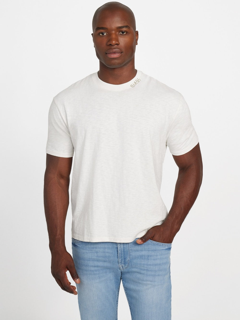 David Floral Applique Tee - Guess